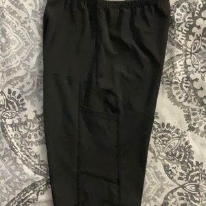 Poshdiva Maternity Shorts Womens Size M Black Over Belly Panel Yoga